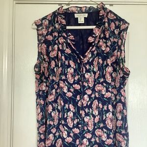 Rachel Zoe Navy Blouse - size large